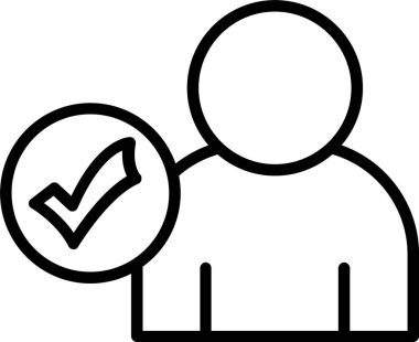 Doğrulanmış Kullanıcı satırı simgesi tasarımı