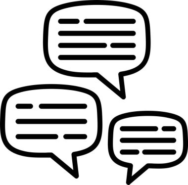 Sohbet Satırı Simgesi Tasarımı