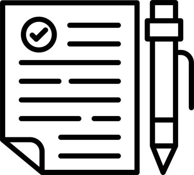 Sözleşme Satır Simgesi Tasarımı