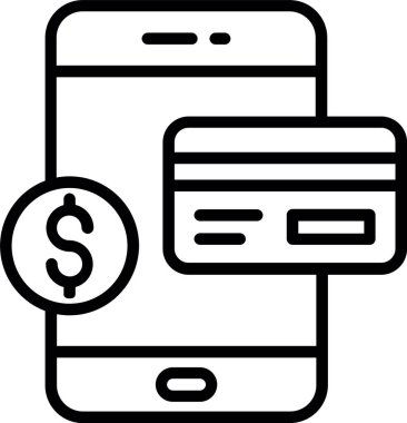 Çevrimiçi Bankacılık Hattı Simge Tasarımı