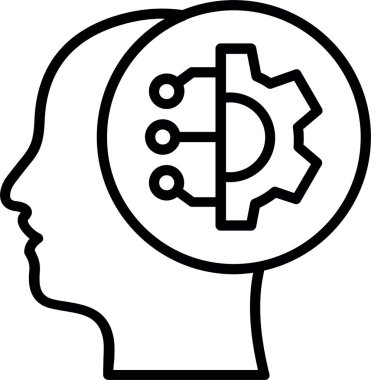 Kritik Düşünce Satırı Simgesi Tasarımı