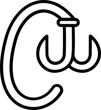 Kanca Satırı Simge Tasarımı