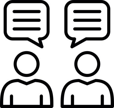 Konuşma satırı simgesi tasarımı