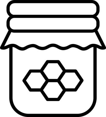 Honey Jar Line Simge Tasarımı