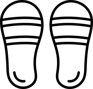 Terlik Çizgisi Simge Tasarımı