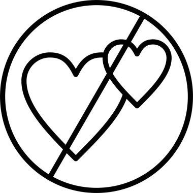 Aşk Satırı Simgesi Tasarımı Yok