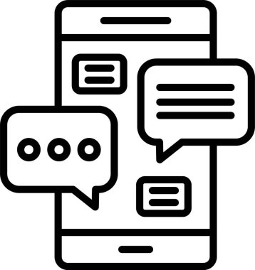 Sohbet Satırı Simgesi Tasarımı