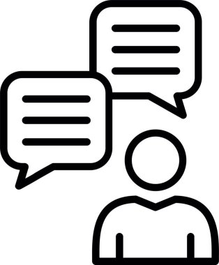 Yorum satırı simgesi tasarım