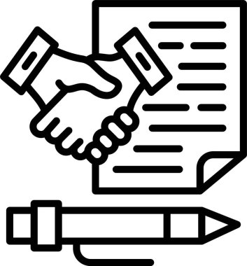 Anlaşma Satır Simgesi Tasarımı