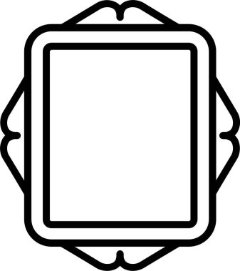 Çerçeve çizgili simgesi Tema