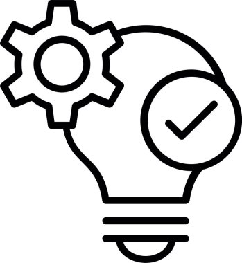 İnovasyon Satırı Simgesi Tasarımı