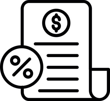 Vergi Satırı Simgesi Tasarımı