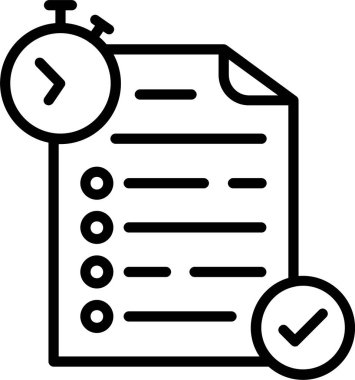 Test Satırı Simgesi Tasarımı