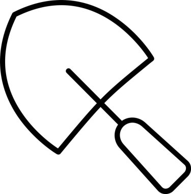 Trowel Satır Simgesi Tasarımı