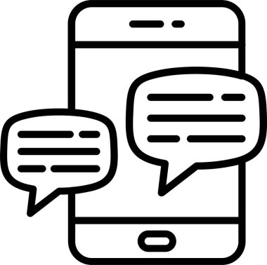 Akıllı telefon hattı Simge Tasarımı