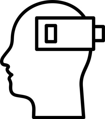 Yorgunluk Satırı Simgesi Tasarımı