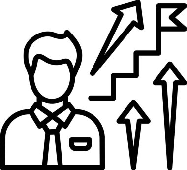 Kariyer Yolu Simgesi Tasarımı