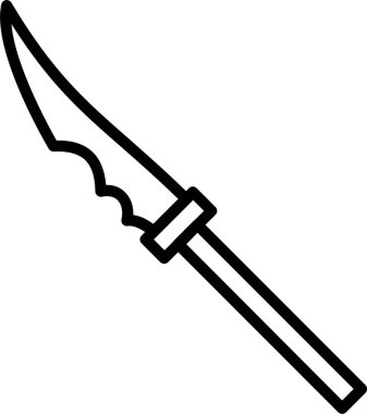 Naginata Satır Simgesi Tasarımı