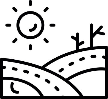 Alan Satırı Simgesi Tasarımı