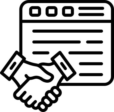 Web Sitesi Satır Simgesi Tasarımı