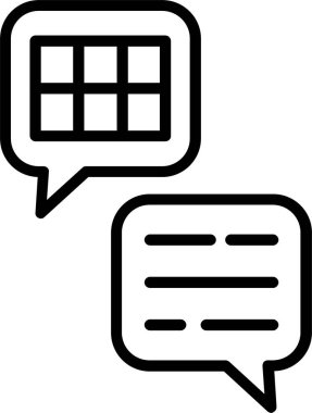 Sohbet Satırı Simgesi Tasarımı