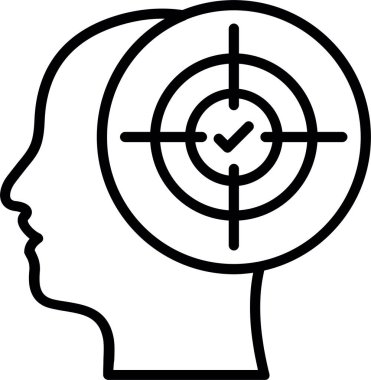 Konsantrasyon Satırı Simgesi Tasarımı