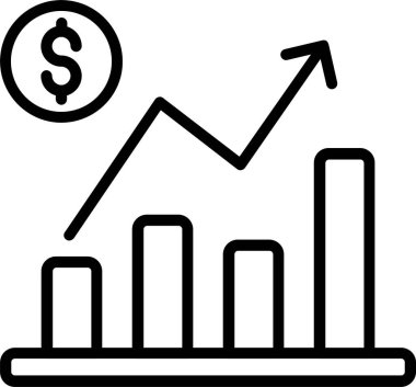 Büyüme Çizgisi Simgesi Tasarımı