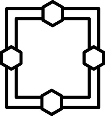 Çerçeve çizgili simgesi Tema