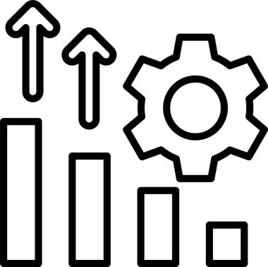 Grafik çizgisi simgesi tasarımı