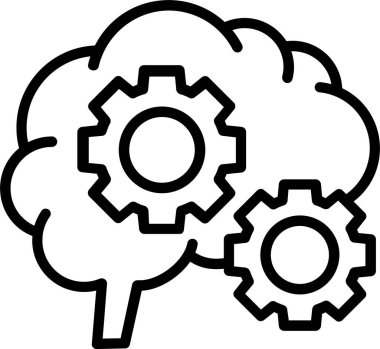 Bilişsel Fonksiyon Satır Simgesi Tasarımı