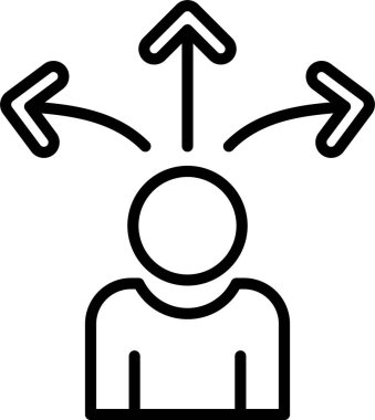 Yönlendirme çizgisi simgesi tasarımı