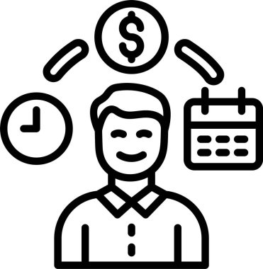 çalışma çizgisi simgesi tasarımı