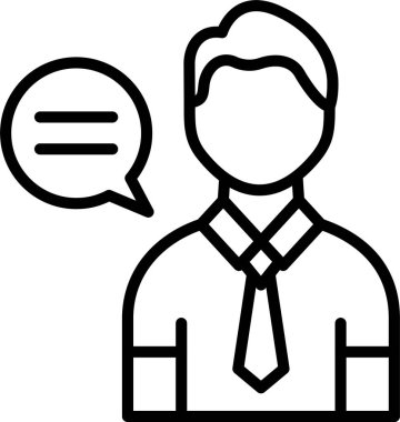 Röportaj Satırı Simgesi Tasarımı