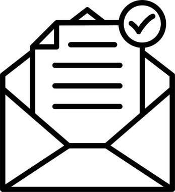 Posta Satırı Simgesi Tasarımı