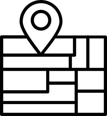 Harita Satırı Simgesi Tasarımı