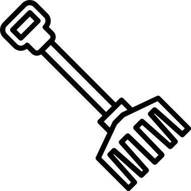 Tırmık Çizgisi Simgesi Tasarımı