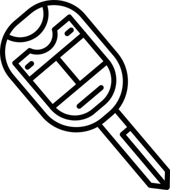 Otomobil Anahtarı Simgesi Tasarımı