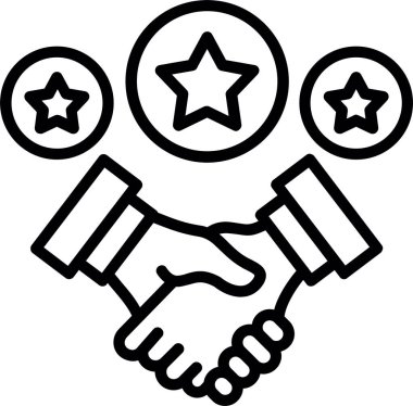 El sıkışma Satır Simgesi Tasarımı