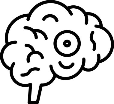 Beyin Hasarlı Satır Simgesi Tasarımı