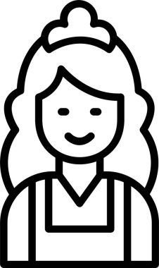 Hizmetçi Satırı Simgesi Tasarımı