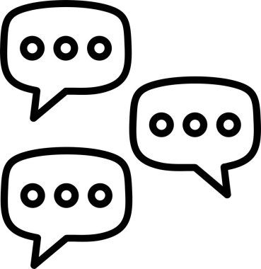 Konuşma Satırı Simgesi tasarımı