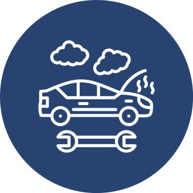 Kırık Araba Hattı Çok Çember Rengi