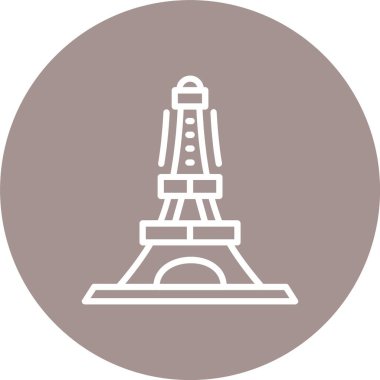 Eyfel Kule Hattı Çok Çember Rengi