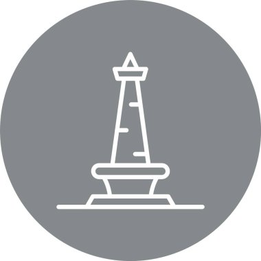 Monas Çizgisi Çoklu Çember Rengi