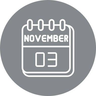 3 Kasım Çizgisi Çoklu Çember Rengi