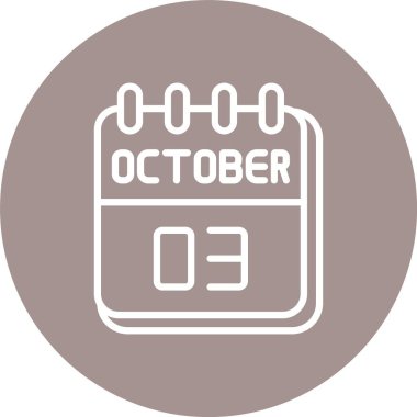 3 Ekim Satır Çoklu Çember Rengi