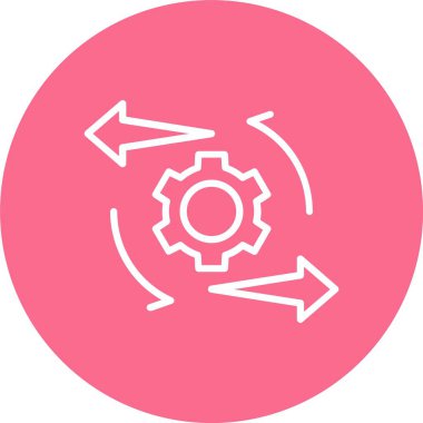 Hareketlilik Çizgisi Çok Çember Rengi