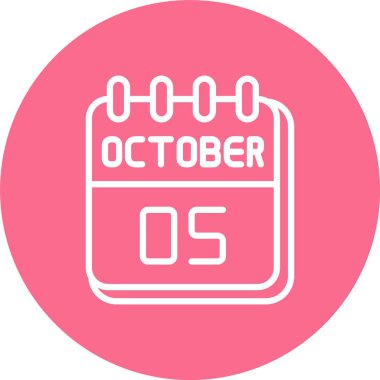 5 Ekim Satır Çoklu Çember Rengi