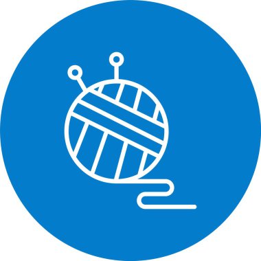 Yün Top Çizgisi Çok Çember Rengi