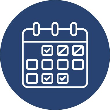 Takvim Çizgisi Çoklu Çember Rengi